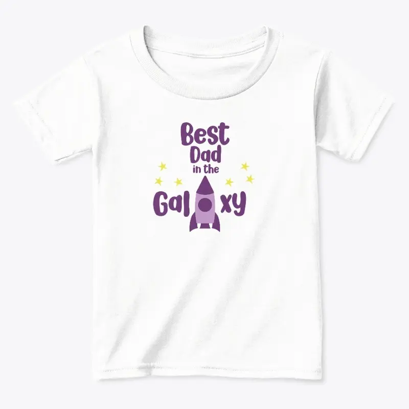 Best Dad purple T-shirt